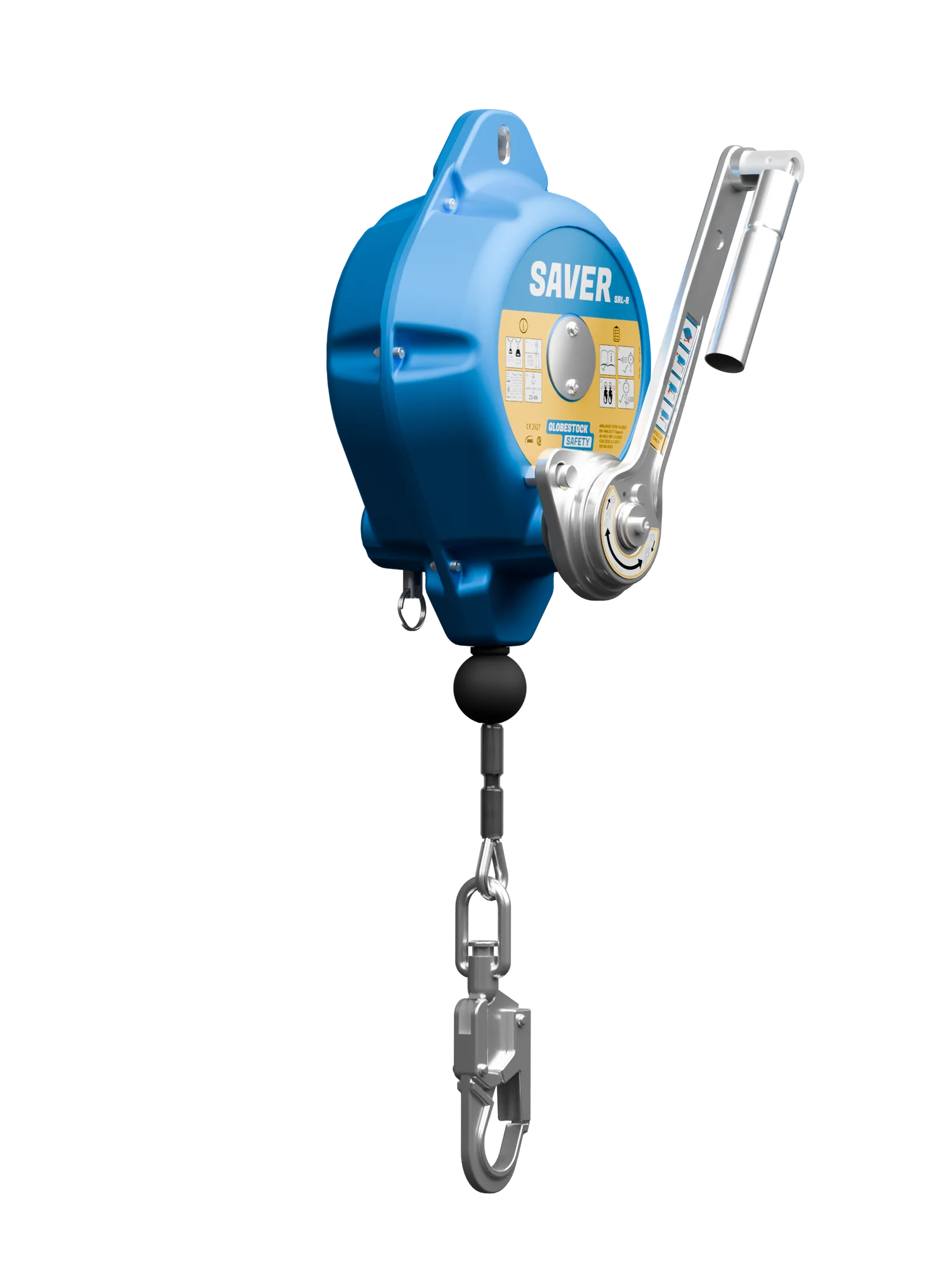 Ligne de vie auto-rétractable SAVER 310 lb à 3 voies