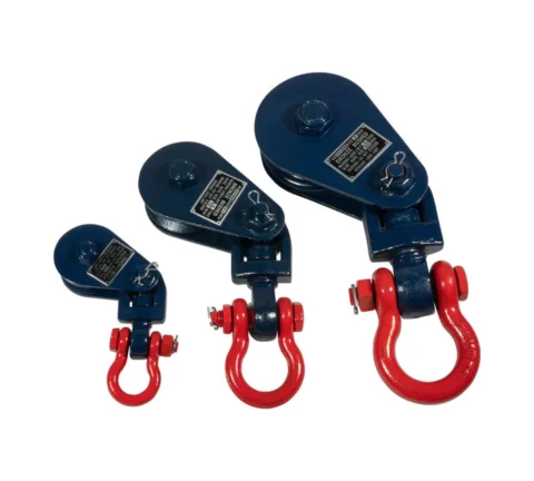 Poulie de renvoi avec manille